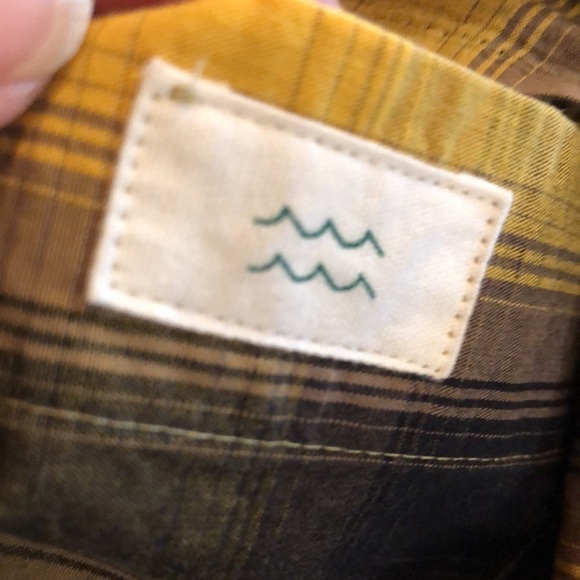 Men’s Bixby Nomad Made in India Slim Cut Short Sleeve Button Down Shirt Size L - Picture 11 of 11